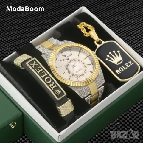 Rolex мъжки подаръчни комплекти , снимка 5 - Подаръци за мъже - 48354021