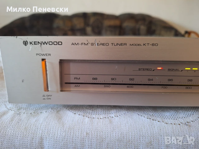 KENWOOD KT 60 STEREO TUNER .MADE IN JAPAN., снимка 2 - Ресийвъри, усилватели, смесителни пултове - 51242604