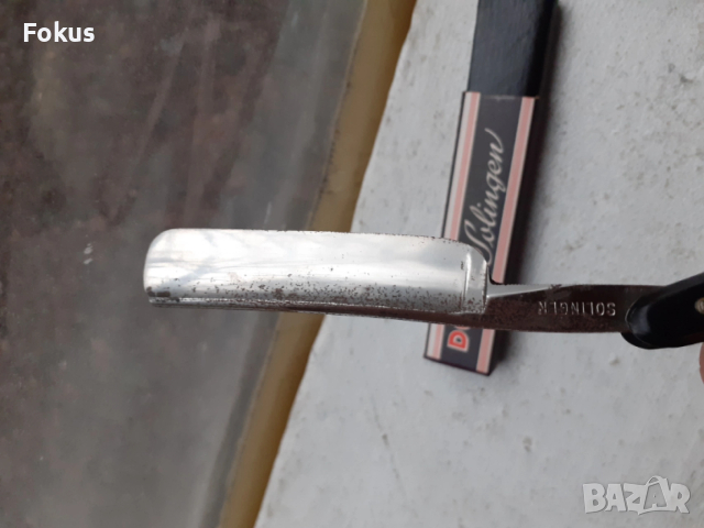 Топ - колекционерски бръснач Mannos Solingen, снимка 5 - Антикварни и старинни предмети - 53443754