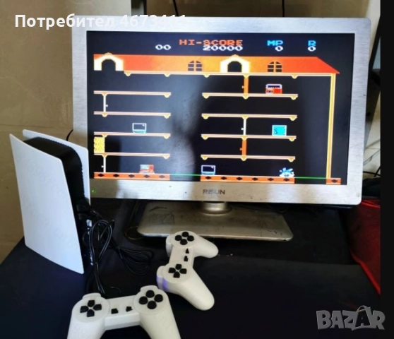 Мини конзола с 2 джойстика и 200 вградени игри PST1, снимка 5 - Игри за PlayStation - 52751145