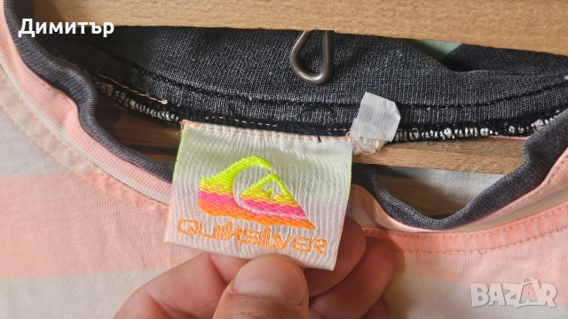 Оригинална тениска Quiksilver 80s t-shirt surf snowboard skate skateboard Large , снимка 6 - Тениски - 53492178