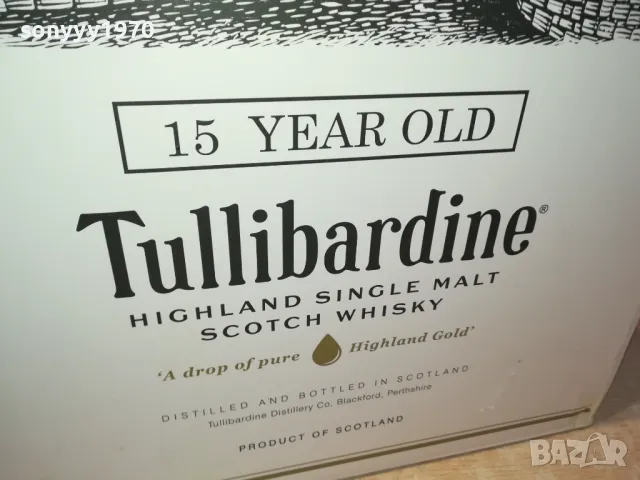 TULLIBARDINE-15 YEARS-ПРАЗЕН КАШОН ЗА КОЛЕКЦИЯ 2802251045, снимка 8 - Колекции - 49310774