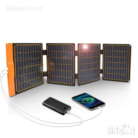 S40 Solar Pad 40W соларно зарядно 18W USB-A USB-CPD2.0 Преносимо сгъваемо НОВО