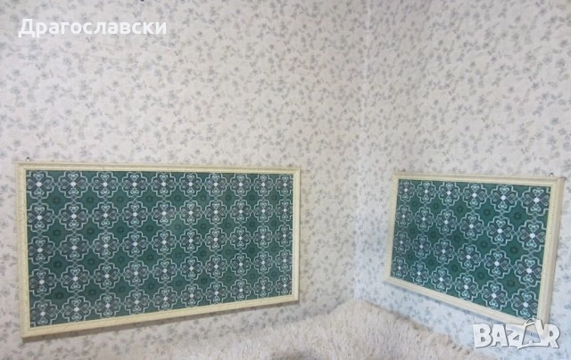 Стенно ГОЛЯМО Старo турско огледало дървена рамка УНИКАТ 19век, зелен ковьор, 2 бр битов кът, снимка 9 - Антикварни и старинни предмети - 28885831