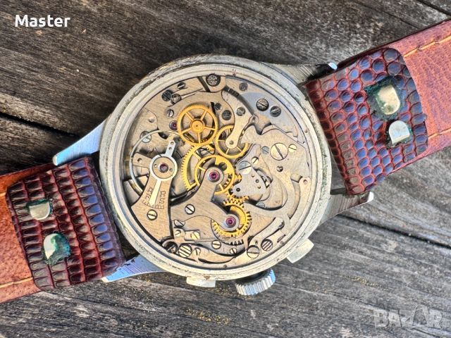 Chronographe Suisse Chronograph швейцарски часовник 37 мм , снимка 8 - Мъжки - 46202178