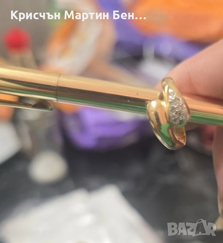 Златен Пръстен проба 585 / 14к 3,90гр, снимка 5 - Пръстени - 52077517