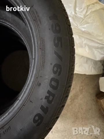 Продавам 4 зимни гуми Imperial 195/60 R16, снимка 3 - Гуми и джанти - 54240917