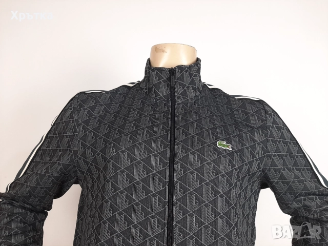 Lacoste Monogram Track Jacket - Оригинално мъжко горнище р-р M, L, снимка 7 - Спортни дрехи, екипи - 52238643