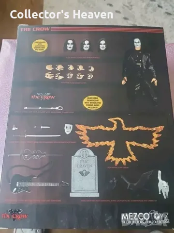 One:12 Collective The Crow Eric Draven Figure - MEZCO TOYZ Гарванът екшън фигурка фигура играчка , снимка 3 - Колекции - 48435406