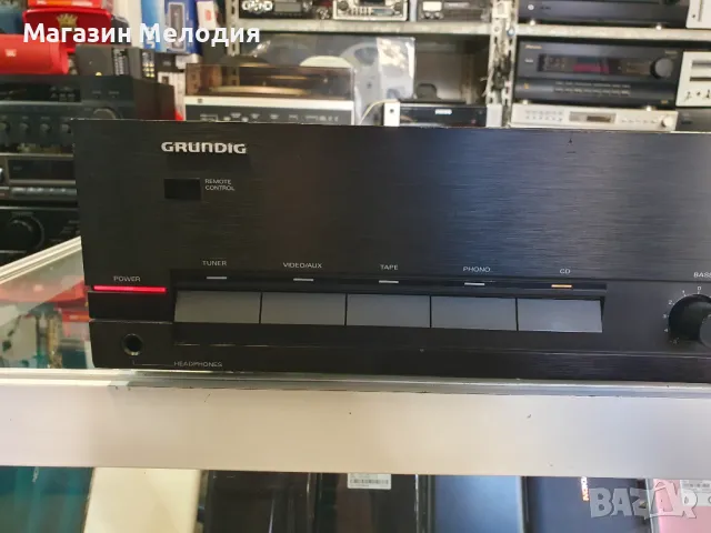 Усилвател Grundig V 301  В отлично техническо и визуално състояние., снимка 3 - Ресийвъри, усилватели, смесителни пултове - 47770315