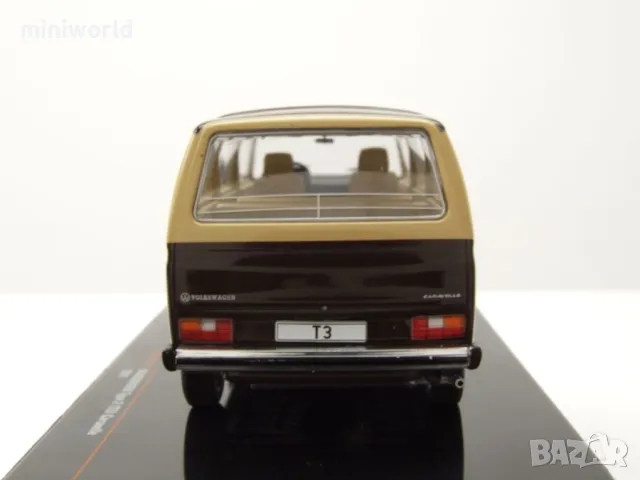 Volkswagen T3 Caravelle Bus 1981 - мащаб 1:43 на IXO моделът е нов в PVC дисплей-кейс VW Transporter, снимка 6 - Колекции - 42495886