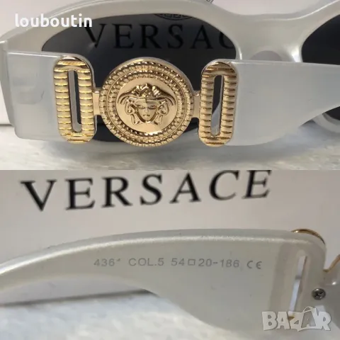 VE4361 Versace дамски слънчеви очила унисекс бели розови сини черни, снимка 3 - Слънчеви и диоптрични очила - 47742463