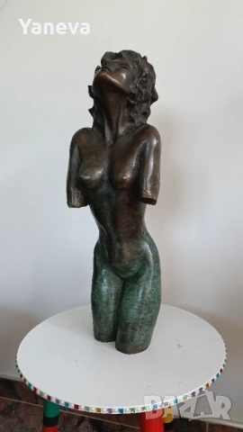 " Целувката " , бронзова, авторска скулптура. , снимка 4 - Статуетки - 53670605