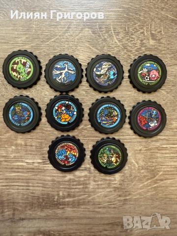 Покемон капачки Pokémon Tazos (Pogs), снимка 2 - Колекции - 51554062