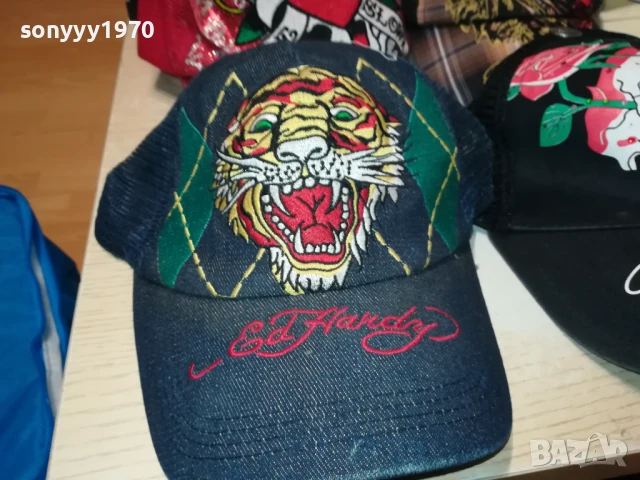 ED HARDY-ШАПКА ПО ИЗБОР 45ЛВ ЗА 1БРОЙ 1508251120, снимка 6 - Шапки - 51373618
