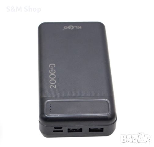 Преносима батерия KLGO 20000mAh Power Bank KP-21, снимка 3 - Външни батерии - 46040436