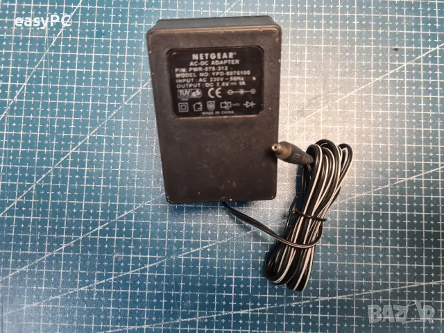 Оригинален захранващ адаптер Netgear PWR-075-312 YPD-8075100 7,5V 1A, снимка 6 - Мрежови адаптери - 49301274