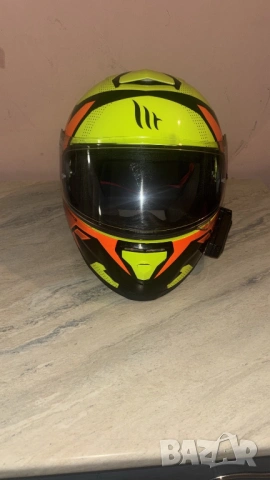 MT THUNDER 3 SV Torn Gloss Fluro Yellow Orange, снимка 3 - Аксесоари и консумативи - 53102260