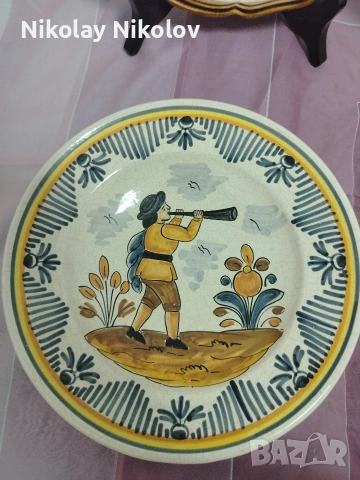 Порцеланови/Керамични чинии за стена , снимка 4 - Чинии - 53479932