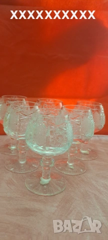 Чаши от оловен кристал коняк , снимка 3 - Чаши - 53181390