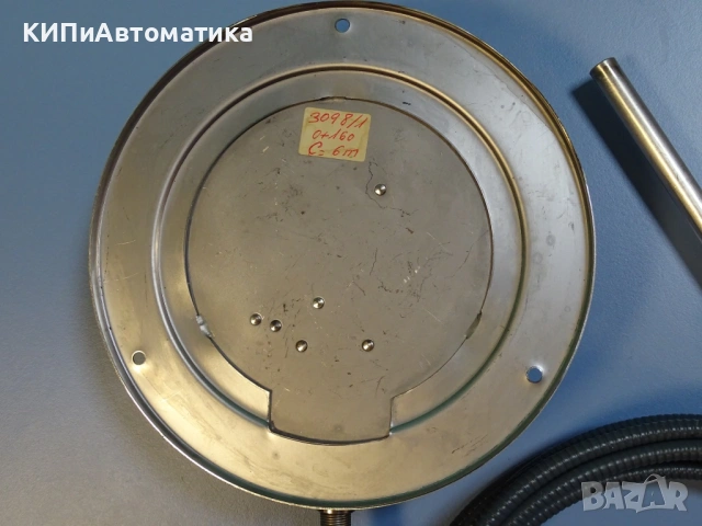 термометър биметален с капилярен датчик(сонда) WEC 3098/4 Ф160mm, 0/+160°C, снимка 5 - Резервни части за машини - 54205425