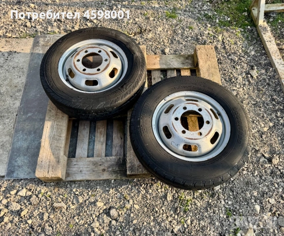 2бр.Джанти+Гуми 16цола 6x170 за ДВОЙНА ГУМА Iveco Daily(2000-2025)