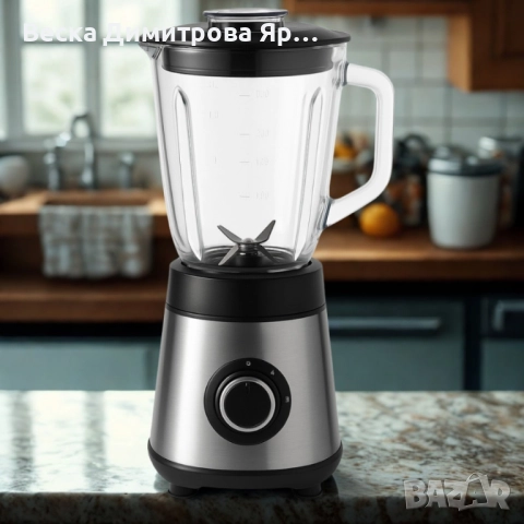 Блендер Muhler, 500W, 1.5 л, стъклена кана, снимка 2 - Блендери - 52331506