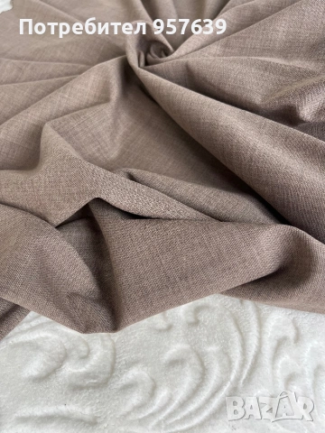 Плат от лен,вълна,вискоза и елестан, снимка 2 - Платове и дамаски - 54096534