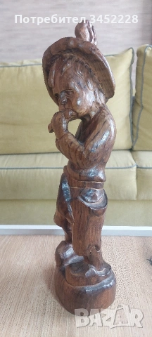 дърворезба за ценители височина 40см , снимка 3 - Декорация за дома - 53825757