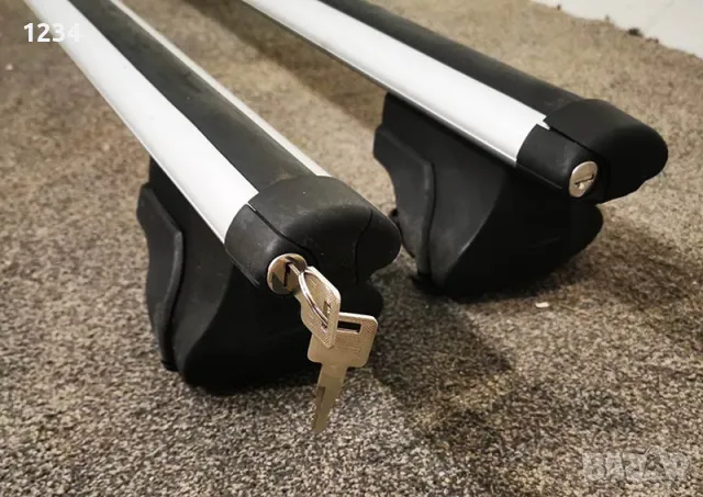 THULE aero bar алуминиев багажник напречни греди за монтаж на надлъжни рейки 140cm, снимка 3 - Аксесоари и консумативи - 50353757