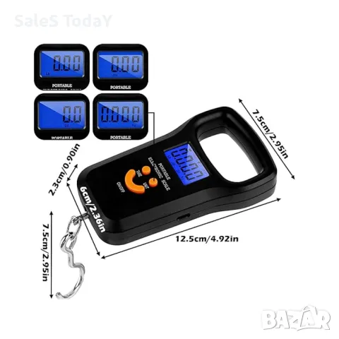 Кантарче / везна до 50кг. С LCD дисплей, снимка 2 - Аксесоари и консумативи - 29427764