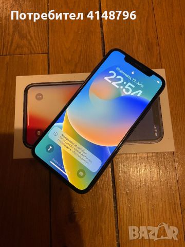 iPhone X 64gb Space grey 75%, снимка 1 - Apple iPhone - 46435351