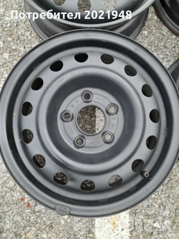 Продава железни джанти 15 цола за Хюндай,Киа, снимка 2 - Гуми и джанти - 52926287