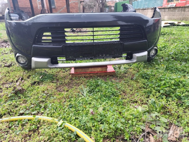 Предна броня Mitsubishi Outlander 3 -2014г, снимка 4 - Части - 53519101