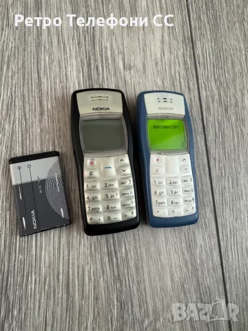 Nokia 1100 Налични 2 броя Черен и Син, снимка 1
