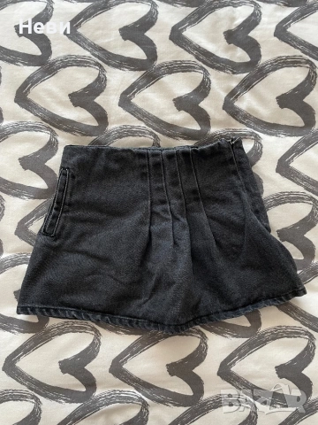 Черна дънкова пола-панталон на ZARA 116 р-р