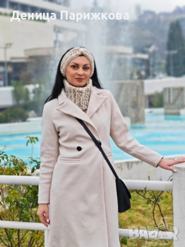 Ръчно плетен комплект лента за глава и снуд шал  модел Ариа в 5 размера, снимка 13 - Шалове - 52622415