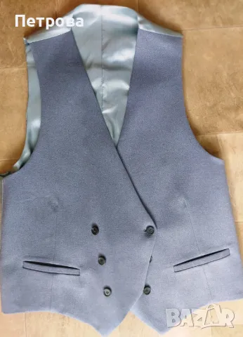 Мъжко луксозно сако и жилетка, нови, с етикета, снимка 3 - Сака - 49697808