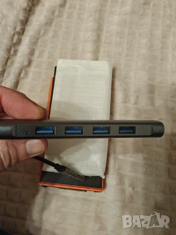 USB 3.0 хъб 4 порта ABLEWE – нов, снимка 2 - Друга електроника - 53906497