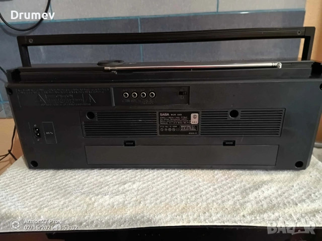 Продавам двукасетъчен SABA RCR 590, снимка 7 - Радиокасетофони, транзистори - 53486800