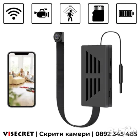Скрита камера за вграждане с WiFi