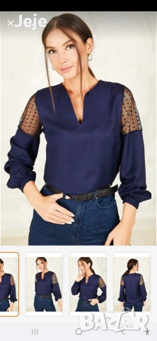 Нова блуза р-р Л , снимка 5 - Блузи с дълъг ръкав и пуловери - 53931797