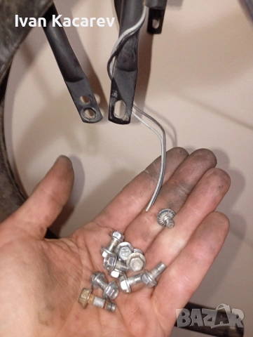 багажник и калник ЗДРАВИ 10 евро , снимка 2 - Части за велосипеди - 53787586