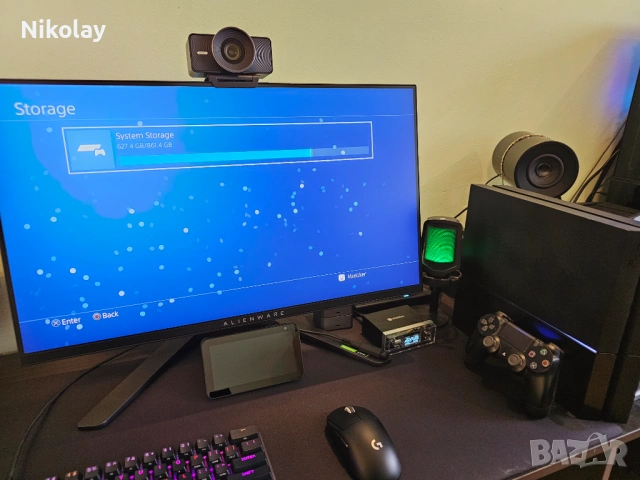 Playstation 4 Fat, 1TB, Хакнат + 30 игри, снимка 3 - PlayStation конзоли - 54070075