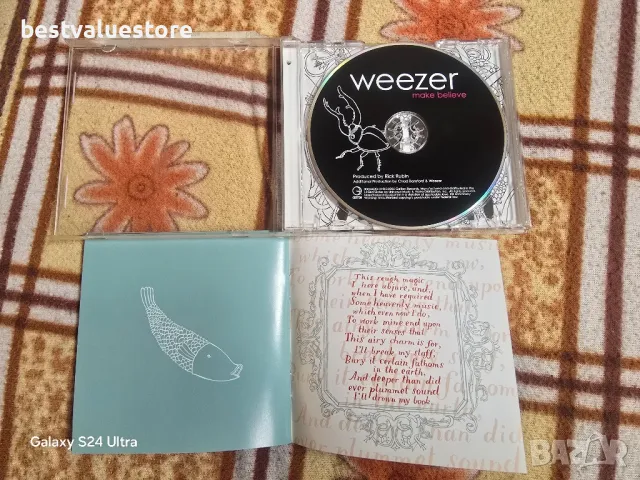 Weezer Make Believe CD Компакт Диск , снимка 4 - CD дискове - 48355735