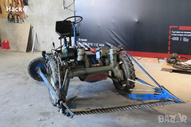 Дизелова сенокосачка BCS четириколка | Нож 150 см | Хидравлика | Стартер 13 к.с., снимка 3 - Селскостопанска техника - 50504297