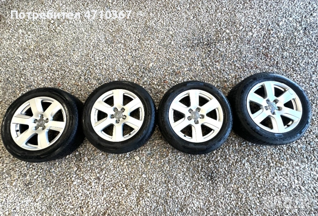 Джанти 17ки за Ауди, 5х112, 7.5J, ET37, с гуми 225/55