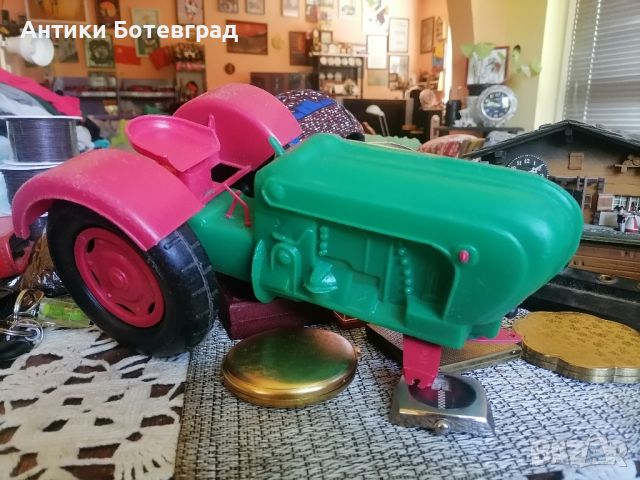 български трактор играчка от соца ретро , снимка 2 - Антикварни и старинни предмети - 45807177