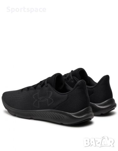 UNDER ARMOUR Charged Pursuit 3 Big Logo Running Shoes Black, снимка 3 - Маратонки - 46431662