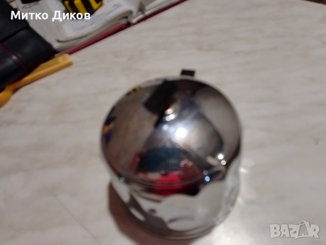 Захарница молокница метална СССР от соца с дръжки гравирана и втора МНЦ, снимка 10 - Антикварни и старинни предмети - 53499097